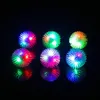 Nya Mjuka Fuzzy LED Ringar Blinkande Ringar Julfinger Ring Festival Party LED Toys C2869