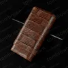 New brown cigar crocodile soft leather pouch tobacco cigarette cigar tube travel carrying case holder outdoor travel humidor4088489