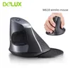 DELUX M618 Kablosuz Fare 800-1200-1600 DPI Dikey Fare Optik Kepçe Kolu Kavrama Mause Ergonomik USB Bilgisayar Fareler 2.4 GHz