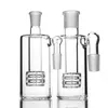 Cendrier en verre 45 et 90 degrés Percolateur de pomme de douche pour bang Mini narguilé Bong en verre Capteurs d'eau14mm 18mm cendriers en verre