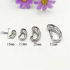 20pcs lot 15-50mm Bag Clasps Lobster Swivel Trigger Clips stainless steel Hook Strapping For DIY Accessories Keychain Parts349J
