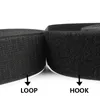 2 Rolls 1m hook and loop fastener grip tape sew on touch tape black adhesive fastener tape craft sewing & repairs276A