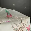 JUYANG. Rideau de douche imperméable de haute qualité. Motif unique de fleurs et d'oiseaux. Rideau de douche anti-moisissure pour salle de bain.