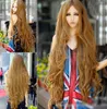 Super Long 100CM Full Wigs Fashion Cosplay Costume Hair Anime Wavy Straight Curl