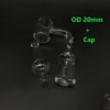 16mm 20mm 24mm Quartz Enail Banger With Glass Ball Carb Cap Female Male 10mm 14mm 18mm Quartz E Nail Banger For Glass Bongs