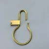 Mässing Copper Easy Quick Lock Key Ring Keychain Clip Hook Men039S Metal Keys Holder Car Key Ring Pedant Cosplay Gift5418456