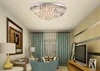 Round Modern Crystal Ceiling Lamp Luxury K9 Crystals Chandeliers for Living Room Bedroom Decor Dia40/60/80cm