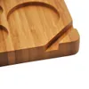 1PCS solid Wood Cigarette Tray 22*24cm two plate dry Tobacco Rolling Diameter 23mmCigarette Tray Storage Case