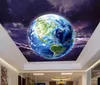 soffitto su ordinazione murale 3d carta da parati stellato carte cielo parete della decorazione casa del salone 3D soffitto foto 3D Wallpaper