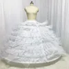 Anágua de casamento de designer com sete camadas com tule duro para vestido de casamento inchado 4908564