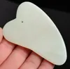 Ganze 300pcs Natural Jade Gua Sha Haut Gesichtsbehandlung Massage Jade Scraping Tool Spa Salon Lieferant Schönheit Gesundheitstools8626004