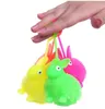 LED-verlichting Rabbit Flash Finger Bouncing Ball Finger Toys Knipperende Cartoon Pet Animal Toy Baby Activity Speelgoed Kids Decompression Toys