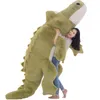 Dorimytrader Jumbo Крокодил игрушка плюшевый мягкий фаршированный аллигатор диван татами великолепный рождественский подарок украшения 118 дюймов 300см DY61038