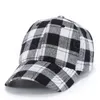 Plaid hat Baseball Cap Cotton plaid Snapback Caps Unisex Hip-Hop Adjustable Cap Casual Outdoor Headwear hats 14colors GGA1079