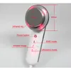 Ultrasonic Ultrasound 3in1 pele EMS emagrecimento máquina Terapia 1MHz High Frequency galvânica Ion Photon Facial pele Massager Beauty Care SPA