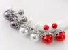 trasporto libero dolce doppio lato perla joker set orecchini di diamanti semplice temperamento squisiti orecchini accessori moda classica exquisit