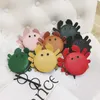 Barnsäckar Barnens axelväska Party Födelsedagspresentväskor för barns PU Vattentät Mini Crab Satchel Lovely Girls Messenger Bags