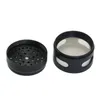 Smoking Pipes Four layer 55MM zinc alloy chamfering four eye cigarette lighter, wholesale side hole smoke cutter.