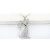 Wisianek w kształcie kota Naszyjnik Kryształ z Rovski Fashion Cute na urodziny prezent zaręczynowy 5734616