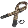 leopard guitar strap