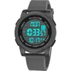 Chronograph Sport LED Watch Men 12/24 timmar Stopwatch Utomhuslöpande Male Larm Digital Klockor Horloge Man Klocka 8104