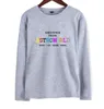 Letter Print Long Sleeved T shirt Men Women Crew Neck Tshirt Casual Fashion Sweater Hoodie Lovers Sweatshirt Top312P