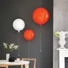 Green Red white Novelty E27 Simple Colorful Acrylic Playful amazing surprising Colorful Balloon Wall Lamps child Kids room