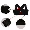 Ladies Women Adjustable Shoulder Back Posture Corrector Chest Brace Support Belt-Black