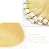 huidinslagtape in human hair extensions 100 Indiase zijdeachtige rechte virgin hair extensions 60 stuks 100 g meer kleuropties