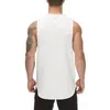 Mentes étendus Scoop Workout Tops Tops Gym Shirts for Men Gym Stressable Stretch Cotton Quick-Strying Stretch Wicking Tob Top194Y7876107