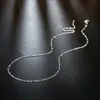 Fashion Jewelry Silver Chain 925 Necklace 2mm Figaro Chain for Women Girl 16 18 20 22 24 inches