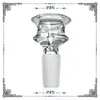 Стеклянные миски 14 мм 18 мм мужской стеклянной чаши для курящих водные трубы аксессуары брунги толстые