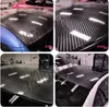 5d carbon fiber wrap Air Bubble wrap film Sticker For Car Motorcyle Phone Sticker Waterproof Black Color 152 X 30CM1894134