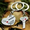 Lovers Key to My Heart Porte-clés Saint Valentin Faveurs De Mariage Et Cadeaux Souvenirs De Mariage Événement Fête Fournitures