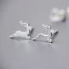 Everfast New Tiny Fawn Earring Little Deer Stainless Steel Earrings Studs Fashion Ear Jewelry Chirstmas Gift For Women Girls Kids 251N