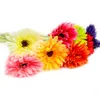 9 색 옵션 Gerbera 가짜 실크 꽃 인공 꽃 생일 파티를위한 화려한 파티 홈 인테리어 30pcs