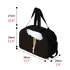 Balet Lekka torba podróżna dla kobiet spersonalizowana torba wózka duża torba na gimnastyczne ramię z kieszenią na buty dla nastolatków Travel CARR2223433