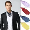 Men's Silky Satin Wedding Banquet Party Ascot Cravat Necktie Vintage Dot Paisley Print Floral Jacquard Self Tie