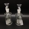 Glas Ash Catchers 14mm 18mm 45 90 graden met 14mm glazen kommen 14mm Ashcatcher band Percolator voor J-hook adapters Oliereiljes Glazen Bong