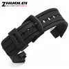 Watch Bands High Quantity Gummi Watchband för T45601 | T2N720 | T2N739 Vattentät Silikon Sportband 28 * 16mm 28 * 18