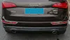 جودة عالية 2PCS ABS الكروم السيارة الخلفي غطاء مصباح الضباب والضباب إطار ضوء الديكور لQ5 AUDI 2010-2017