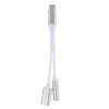 2 em 1 carregador e tipo de áudio c fone de ouvido fone de ouvido conector conector cabo 3.5mm AUX fone de ouvido adaptador de áudio para samsung s8