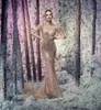 Вечернее платье Yousef aljasmi Kim kardashian с коротким рукавом из бисера Кристалл Русалка длинное платье благородный gianninaazar ZuhLair Мурад Ziadnakad