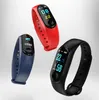 M3 plus Smart Wristband band Fitness Bracelet Big Touch Screen Reminder Heart Rate Tracker Bands Watch For Android IOS