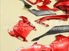 Injektionsform Nya Fairings för Yamaha YZF-R6 YZF600 R6 08 15 R6 2008-2015 ABS Plastisk karosseri Motorcykel Fairing Kit Vit Röd D15