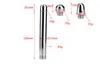 Bidê Torneiras Apressado Chuveiro Anal Douche Enemator de Limpeza Com 3 Estilos de Plugue Cabeça Enema Metal Anal Limpo Butt Plugs Tap J2145