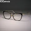 سيدة مثير القط العين النظارات إطارات النساء الرجعية نظارات كبيرة سبيكة ccspace ماركة مصمم البصرية الأزياء الكمبيوتر نظارات 45369