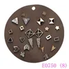 مجموعة 3 مجموعة من أقراط الزركون الرجعية للمرأة. هندسة الفضة القديمة هي القديمة الأذن ترصيع المجوهرات E0750