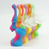 Dab Rig Bubbler Silicone Bong Pipes à eau en silicone Bongs Heady Mini Pipe Wax Oil Rigs Petit Bubbler Hookah bécher tuyaux