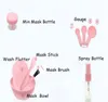 9 in 1 Cosmetic Beauty Makeup Set Facial Mask Brush Bowl Refillable Bottles Face Clean Sponge Makeup Tool Kit